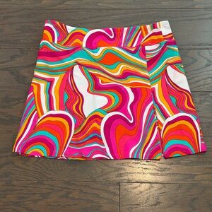 Jude Connally Morgan Skort Lightweight Jude Cloth Adjustable Side Zipper Size XS